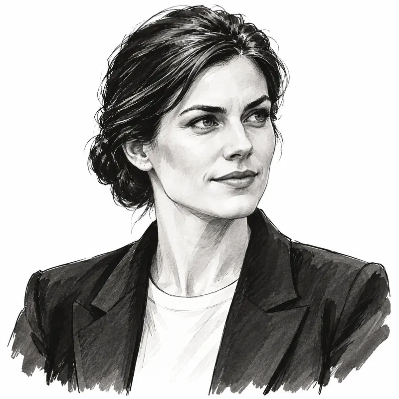 Redaktionsporträt von Sophie Veth.