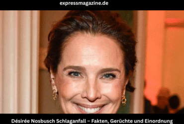 Désirée Nosbusch Schlaganfall