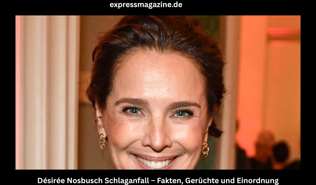 Désirée Nosbusch Schlaganfall